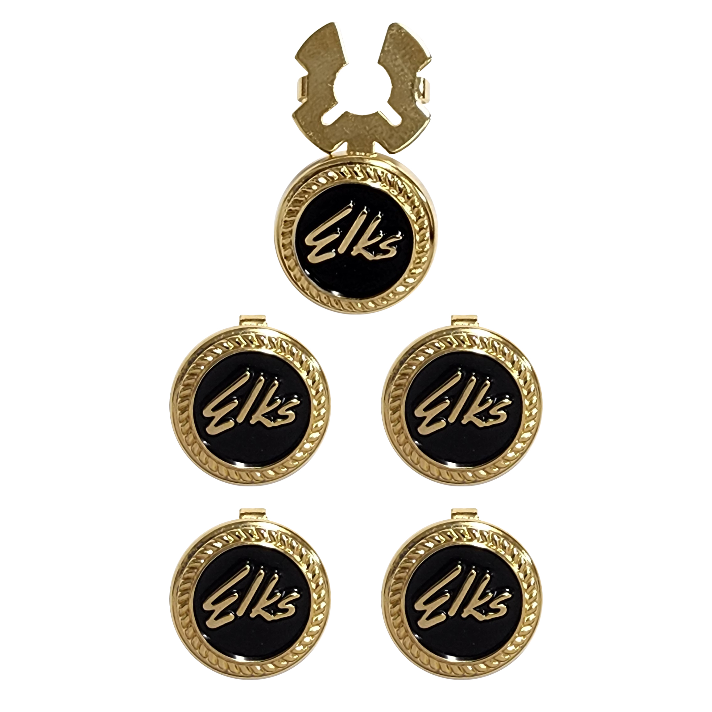 Elks Button Covers Formal Wear by D. Turin & Company